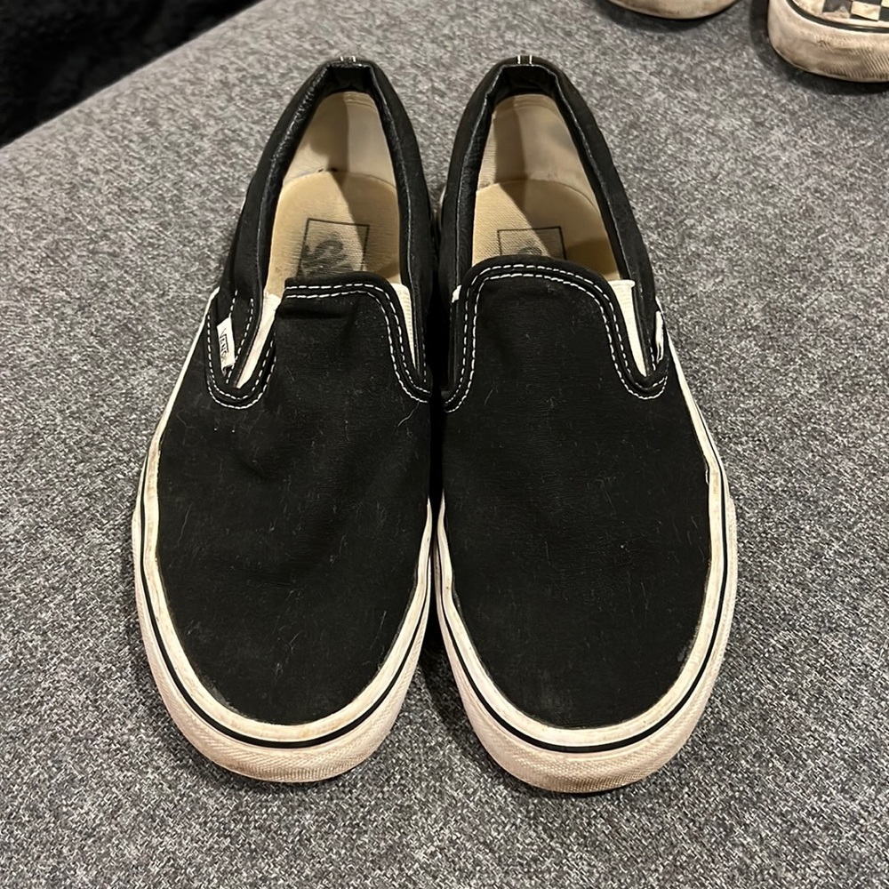 Black Slip on Vans